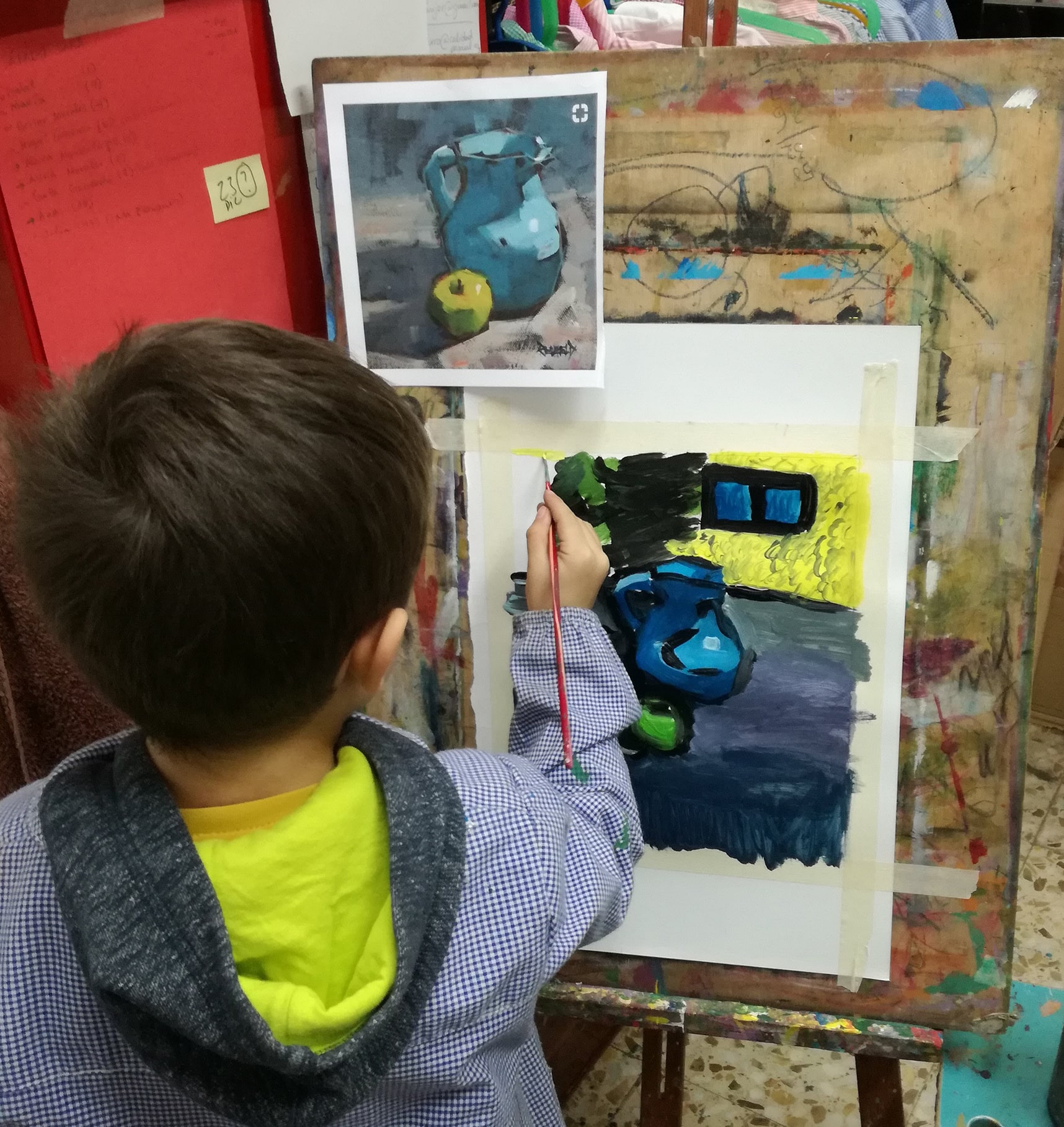 pintura niños academia arte pontevedra